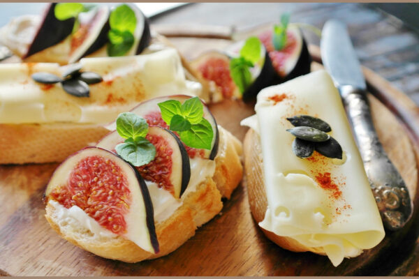 Cream Cheese Open Sandwich