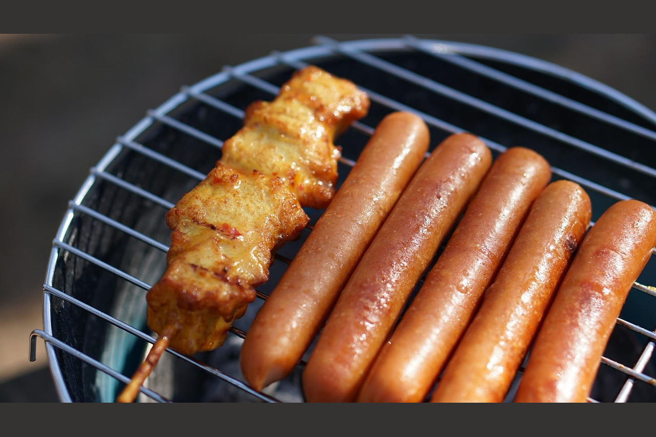 Grilled Chicken Sausages