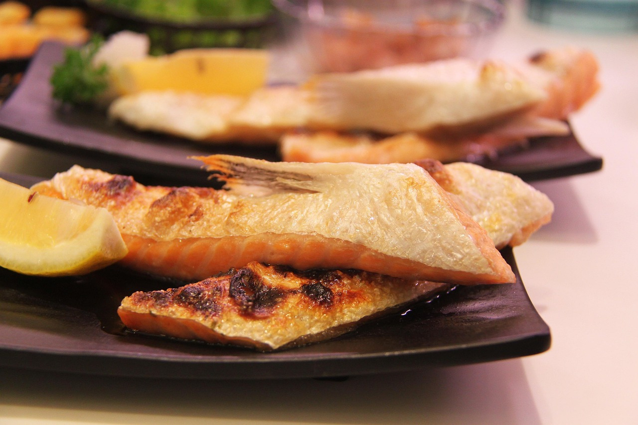 Grilled Salmon Belly
